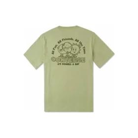 Earth Moon Sun kortärmad T-shirt, asiatiska storlekar ”Ljusgrön”