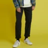 Easy Waist Carpenter Pants Asia-storlek ”Svart”