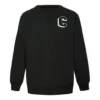 Elevated Fleece Sweatshirt Asiatisk storlek ”Svart”