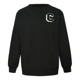 Elevated Fleece Sweatshirt Asiatisk storlek ”Svart”