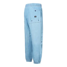 Elevated Woven Chambray Jogger Asiatisk storlek ”Blå”
