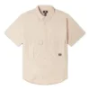Elevated Woven Shirt Asiatisk storlek ”Beige”