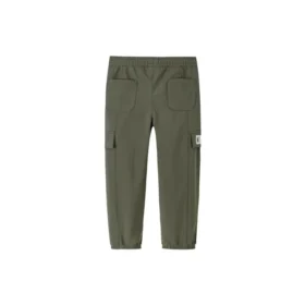 Enfärgade byxor med resår i midjan Asiatisk storlek ”Olive Green” Enfärgade byxor med resår i midjan Asiatisk storlek ”Olive Green”