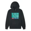 Equip Worldwide grafisk hoodie Asiatisk storlek ”Black”
