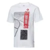 ERX kortärmad T-shirt med tryck, asiatiska storlekar ”Vit”