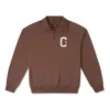 Essential Sweatshirt Asiatiska storlekar ”Brown”