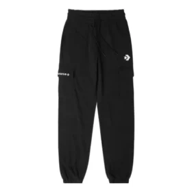 Fashion Knit Logo Cargo Jogger Asiatisk storlek ”Svart”