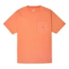 Fashion Pocket T-shirt Asiatisk storlek ”Bright Poppy”