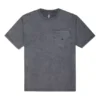 Fashion Pocket T-shirt Asiatiska storlekar ”Mörkgrå”