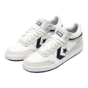 Fastbreak Pro läder & mocka ”Vit Svart Beige”