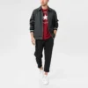 Flight Bomber Full Zip Asiatiska storlekar ”Svart”