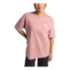 Floral Graphic Crew Tee Asiatiska storlekar ”Pink”