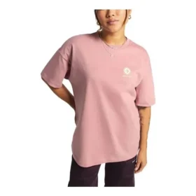 Floral Graphic Crew Tee Asiatiska storlekar ”Pink”