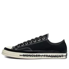 Fragment Design x Moncler x Chuck 70 Low ”Black”