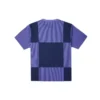 Färgblockerad jersey-T-shirt med fickor Asiatisk storlek ”Lila”