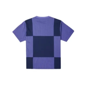 Färgblockerad jersey-T-shirt med fickor Asiatisk storlek ”Lila”