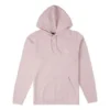 Go-To broderad stjärn- och chevronmönstrad standardpassad hoodie med dragkedja, asiatiska storlekar, ”Pink Sage”