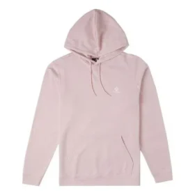 Go-To broderad stjärn- och chevronmönstrad standardpassad hoodie med dragkedja, asiatiska storlekar, ”Pink Sage”