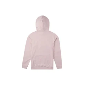 Go-To broderad stjärn- och chevronmönstrad standardpassad hoodie med dragkedja, asiatiska storlekar, ”Pink Sage”