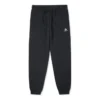 Go-To broderad stjärna Chevron standardpassform fleece-byxor asiatisk storlek ”Svart”