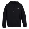 Go-To broderad stjärna Chevron standardpassformad hoodie i asiatisk storlek ”Black”