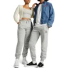 Go-To Chuck Taylor All Star Patch Standard-Fit Fleece Sweatpants Asia Sizing ”Grey”