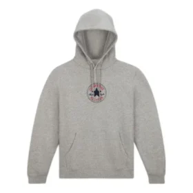 Go-To Chuck Taylor Patch Standard Fit Pullover Hoodie Asia-storlekar ”Grey” Go-To Chuck Taylor Patch Standard Fit Pullover Hoodie Asia-storlekar ”Grey”
