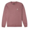 Go-To Embroidered Star Chevron Brushed Back Fleece Crew Sweatshirt Asia Sizing ”Maroon”