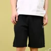 Go-To Embroidered Star Chevron Standard-Fit Fleece Short Asia Sizing ”Black”