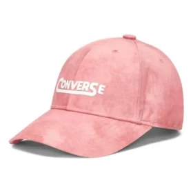 Grafisk tvättad basebollkeps ”Terracotta Pink”