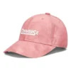 Grafisk tvättad basebollkeps ”Terracotta Pink”