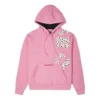 Heritage Animal Print Pullover Hoodie Asiatiska storlekar ”Magic Flamingo”