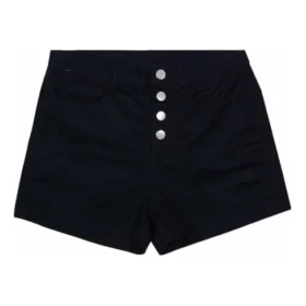 Högmidjade sportshorts i asiatiska storlekar ”Svart”