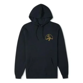 Hoodie med bergslogotyp, asiatiska storlekar, ”Svart”