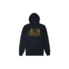 Hoodie med bergslogotyp, asiatiska storlekar, ”Svart”