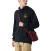 Hoodie med bergslogotyp, asiatiska storlekar, ”Svart”