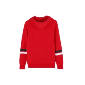 Hoodie med collegetext, asiatisk storlek ”Red”