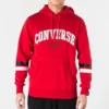 Hoodie med collegetext, asiatisk storlek ”Red”