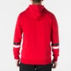 Hoodie med collegetext, asiatisk storlek ”Red”