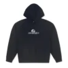 Hoodie med dödskalle-logo, asiatiska storlekar, ”Svart”