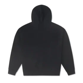 Hoodie med dödskalle-logo, asiatiska storlekar, ”Svart”