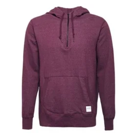 Hoodie med halv dragkedja, asiatisk storlek ”Röd”