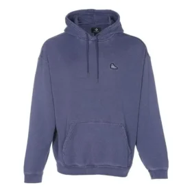 Hoodie med lösa passform och sneaker-patch, asiatiska storlekar, ”Blue”