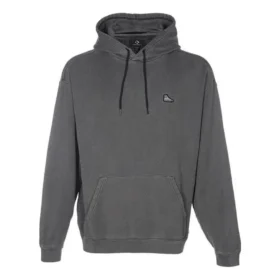 Hoodie med lösa passform och sneakers-patch, asiatiska storlekar ”Black Grey”