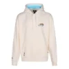 Hoodie med regnbågs- och molnmotiv, asiatiska storlekar, ”Egret”