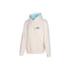 Hoodie med regnbågs- och molnmotiv, asiatiska storlekar, ”Egret”