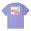 Inverted Desert Graphic T-shirt Asiatiska storlekar ”Slate Lilac”