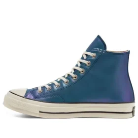 Iridescent Chuck 1970s High Top ”Blue White”
