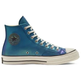 Iridescent Chuck 1970s High Top ”Blue White”