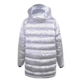 Iriserande Sideline-jackor Asiatiska storlekar ”Silver”